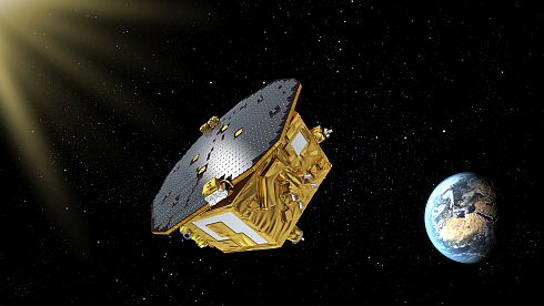 Die Raumsonde LISA Pathfinder ist ein Versuchsträger für die Erprobung neuer Technologien zum Nachweis von Gravitationswellen. Foto: ESA